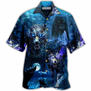 Wolf What Doesn't Kill Me Better Run Fast - Hawaiian Shirt - Owl Ohh - Owl Ohh