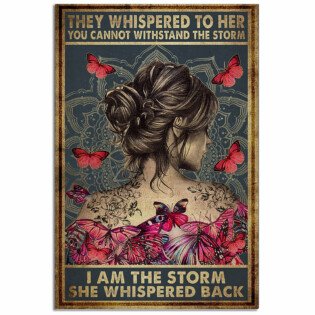 Yoga They Whispered To Her - Vertical Poster - Owl Ohh - Owl Ohh