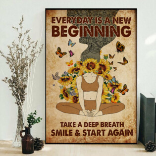 Yoga Love Sunflowers Amazing - Vertical Poster - Owl Ohh - Owl Ohh