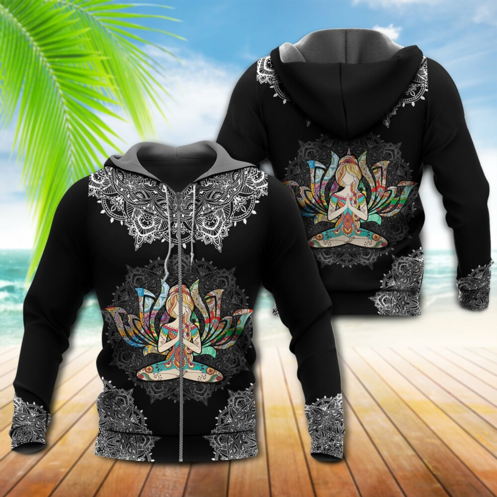 Yoga Meditation Beautiful Lover - Hoodie - Owl Ohh - Owl Ohh