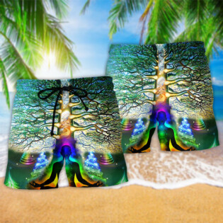 Yoga Tree Of Life Cool - Beach Short - Owl Ohh - Owl Ohh
