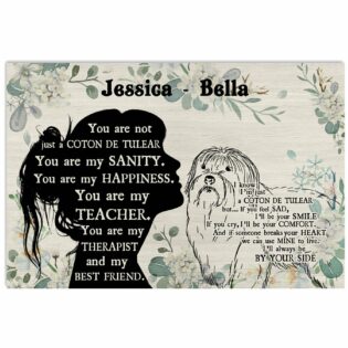 Teacher You Are Not Just A Coton De Tulear Personalized - Horizontal Poster - Owl Ohh - Owl Ohh
