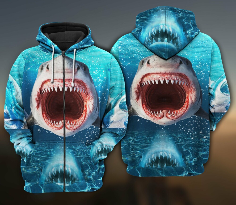 Shark Show Your Teeth Edition - Hoodie - HOOD01DUC151021