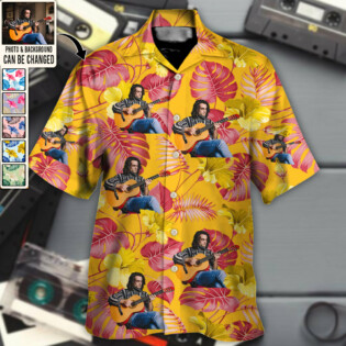 Whatever You Want Tropical Custom Photo - Hawaiian Shirt - Personalized Photo Gifts-Owl Ohh