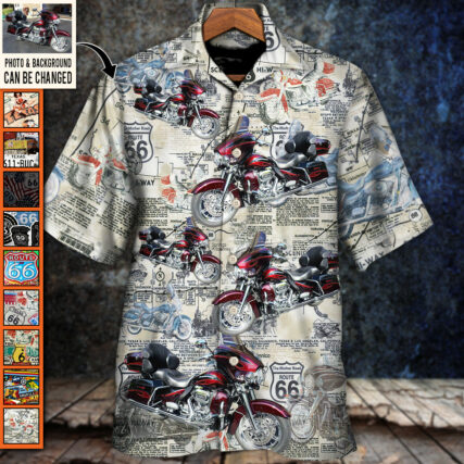 Motorcycle Burn Rubber Not Your Sole - Hawaiian Shirt - Personalized Photo Gifts, Custom Photo Gifts, Personalized Gifts Ideas - Owl Ohh