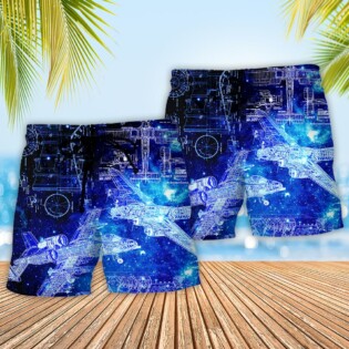Engineer Aerospace Style - Beach Short - Owl Ohh - Owl Ohh