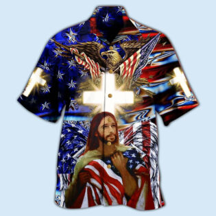 America Jesus Bless - Hawaiian Shirt - Owl Ohh - Owl Ohh