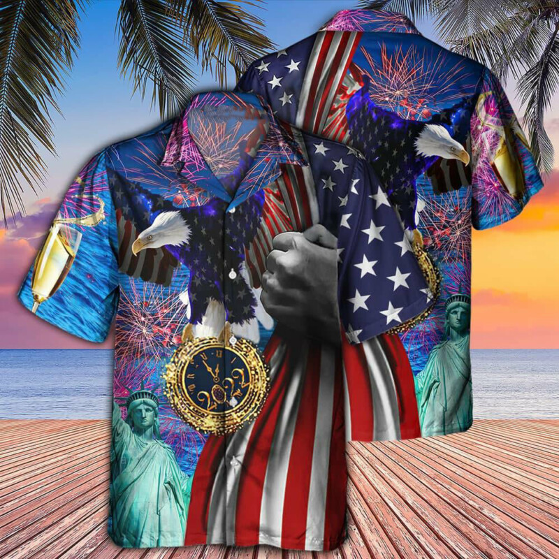 America 2022 New America - Hawaiian Shirt - Owl Ohh - Owl Ohh