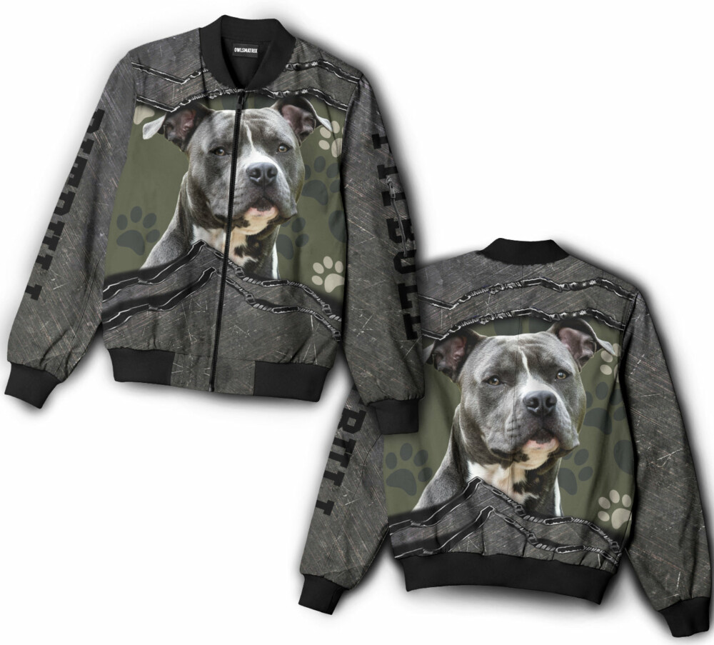 Dog pitbull my friend - Hoodie - HOOD09NGA180921