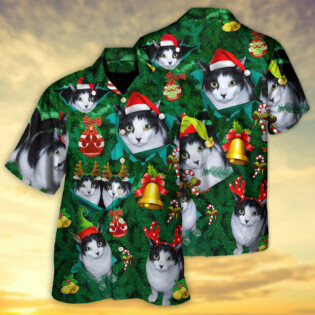Cat Lovely Cat Christmas - Hawaiian Shirt - Owl Ohh - Owl Ohh