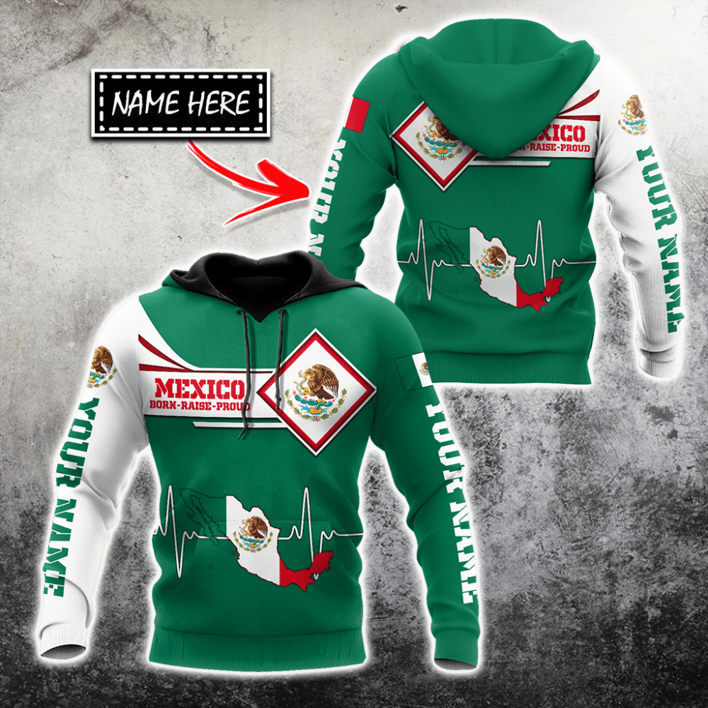 Personalized Mexican Pride Unisex Hoodie