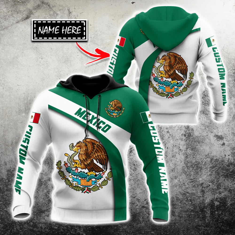 Personalized Mexican 3D All Over Printed Unisex Hoodie