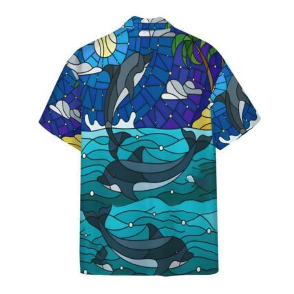 Dolphin Ocean Biology Into The Sea - Hawaiian Shirt - Owl Ohh - Owl Ohh