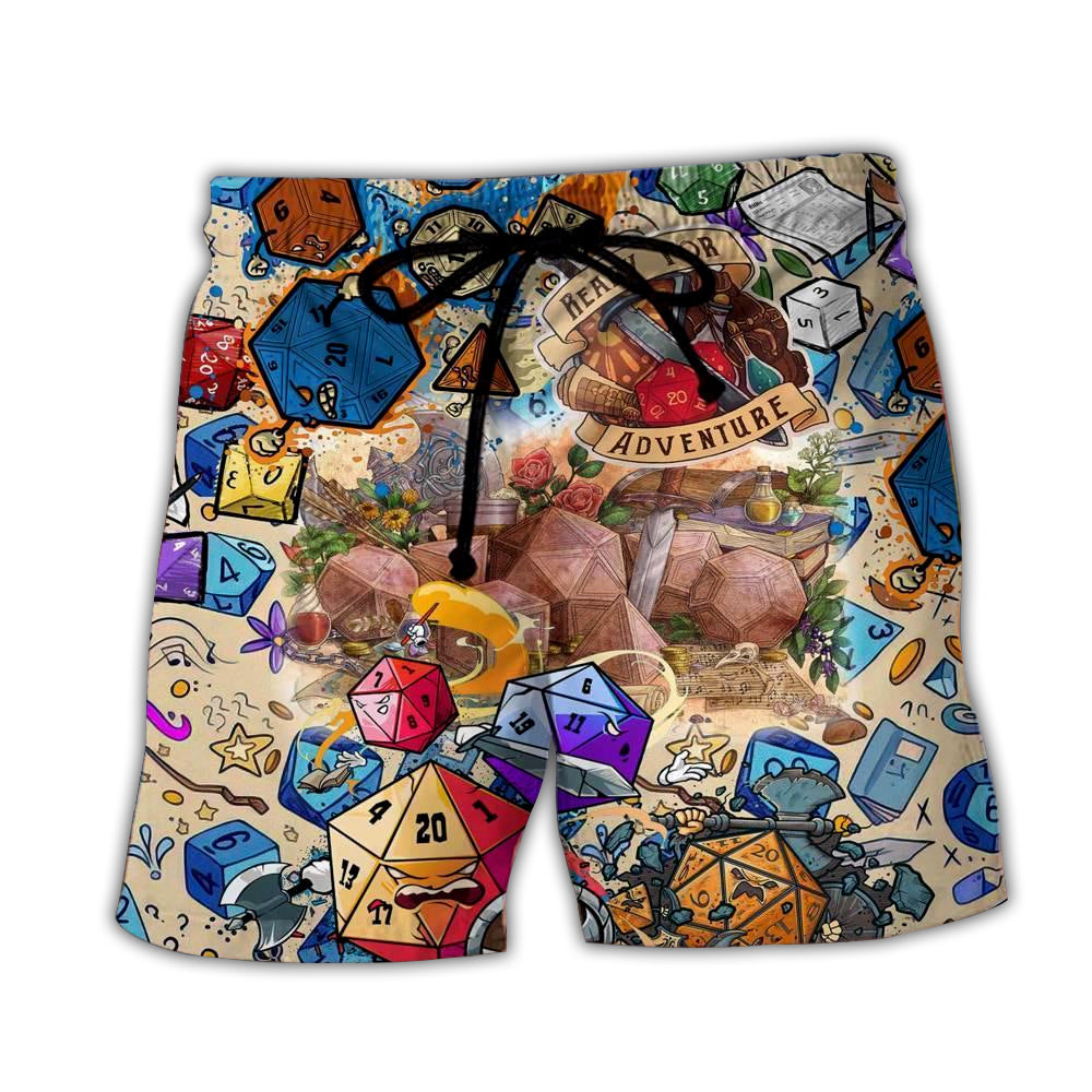 D20 Twinkle Twinkle Ready For Adventure Beautiful - Beach Short - Owl Ohh - Owl Ohh