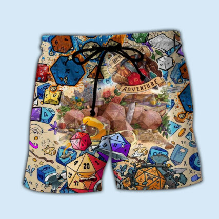 D20 Twinkle Twinkle Ready For Adventure Beautiful - Beach Short - Owl Ohh - Owl Ohh