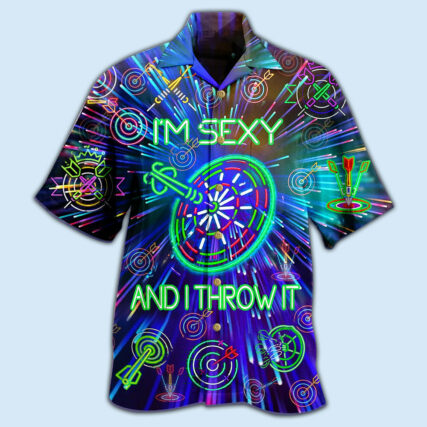Darts I'm Sexy And I Throw It - Hawaiian Shirt - Owl Ohh - Owl Ohh
