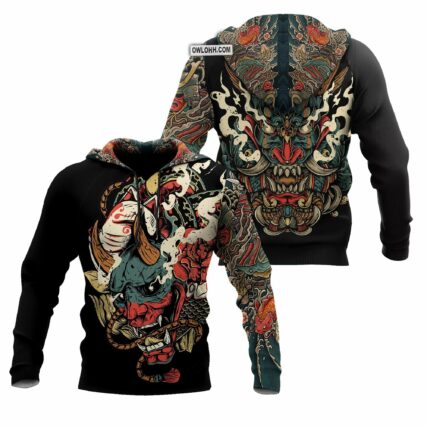 Dragon Asia Legend With Traditional Style - Hoodie - Owl Ohh - Owl Ohh