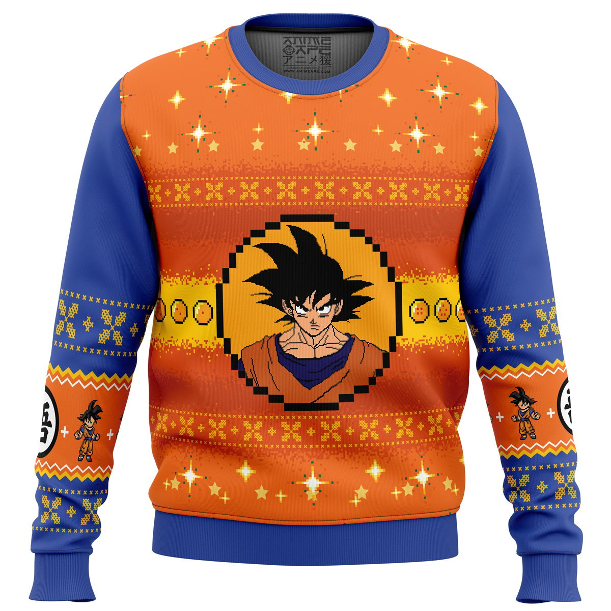 Dragon Ball Super Goku & Character Panels Crew Neck Sleeveless