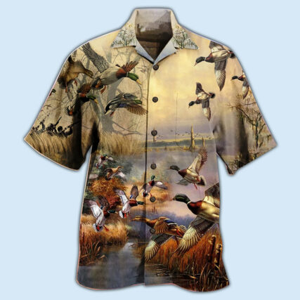 Duck Amazing Vintage Wild Duck - Hawaiian Shirt - Owl Ohh - Owl Ohh