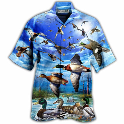 Duck Keep Your Freedom Wild Duck - Hawaiian Shirt - Owl Ohh - Owl Ohh