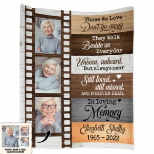 Mother's Day Stil Loved In Loving Memory Custom Photo Personalized - Flannel Blanket - Personalized Photo Gifts - Owl Ohh