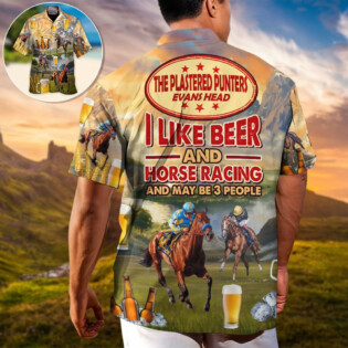 Horse Racing And Beer Our Customer - Hawaiian Shirt - Owl Ohh-Owl Ohh