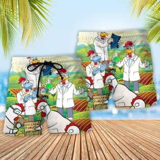 Farm Chicken Agronomist - Beach Short - Owl Ohh - Owl Ohh