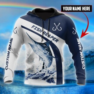 Fising Fish Reaper Personalized - Hoodie - Owl Ohh - Owl Ohh