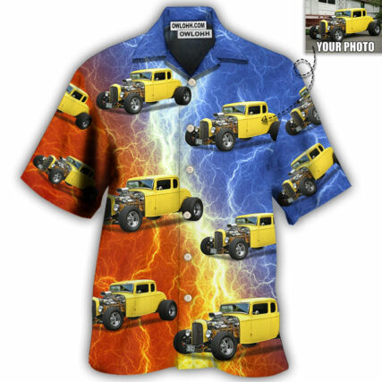 Hot Rod Various Style Custom Photo - Hawaiian Shirt - Owl Ohh - Owl Ohh