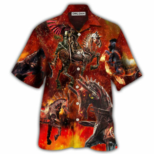 Horse Knight Horse Armor - Hawaiian Shirt - Owl Ohh - Owl Ohh