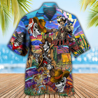 Cowboy Pirates Skull Love Life Cool - Hawaiian Shirt - Owl Ohh - Owl Ohh