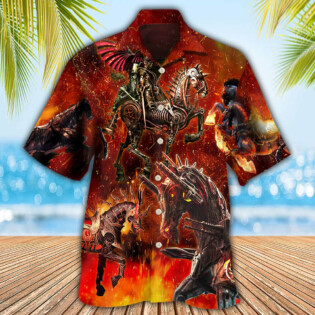 Horse Knight Horse Armor - Hawaiian Shirt - Owl Ohh - Owl Ohh