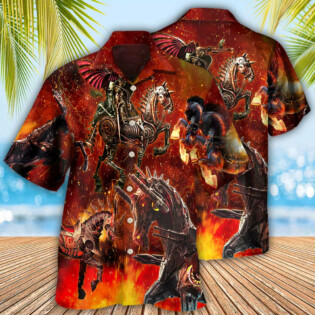Horse Knight Horse Armor - Hawaiian Shirt - Owl Ohh - Owl Ohh