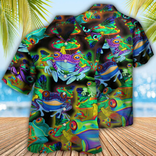 Frog Lover Stunning Neon - Hawaiian Shirt - Owl Ohh - Owl Ohh