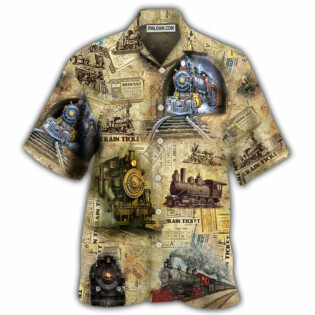 Train Amazing Locomotive - Hawaiian Shirt - Owl Ohh - Owl Ohh