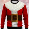 Ugly Christmas Sweater Print Crewneck Sweatshirt