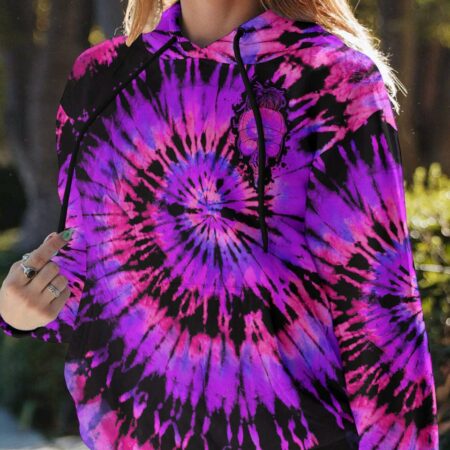 FRESH OUT OF F SKULL PURPLE TIE DYE ALL OVER PRINT - TLTY0601231