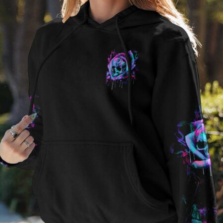 DON'T TRY TO FIGURE ME OUT ROSE SKULL ALL OVER PRINT - TLTW3001235