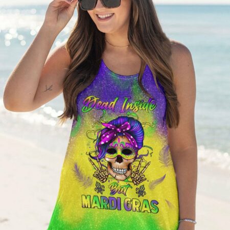 DEAD INSIDE BUT MARDI GRAS ALL OVER PRINT - YHHG1101231