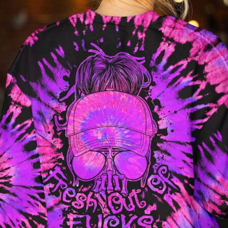 FRESH OUT OF F SKULL PURPLE TIE DYE ALL OVER PRINT - TLTY0601231