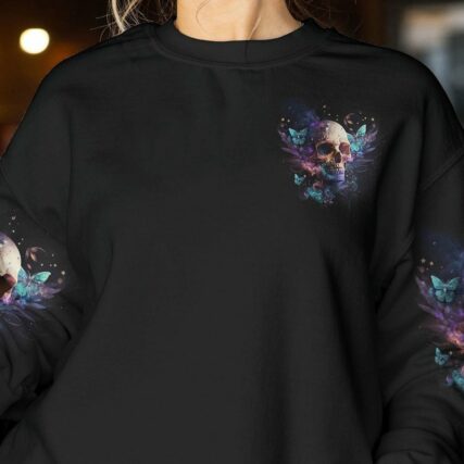 KARMA FAIRY SKULL BUTTERFLY SMOKE ALL OVER PRINT - TLNO0302233