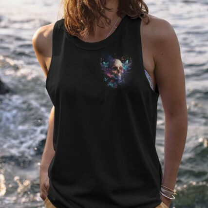 KARMA FAIRY SKULL BUTTERFLY SMOKE ALL OVER PRINT - TLNO0302233