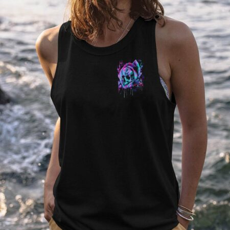 DON'T TRY TO FIGURE ME OUT ROSE SKULL ALL OVER PRINT - TLTW3001235