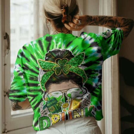 DRUNK LIVES MATTER PATRICK SKULL TIE DYE ALL OVER PRINT - TY0901232