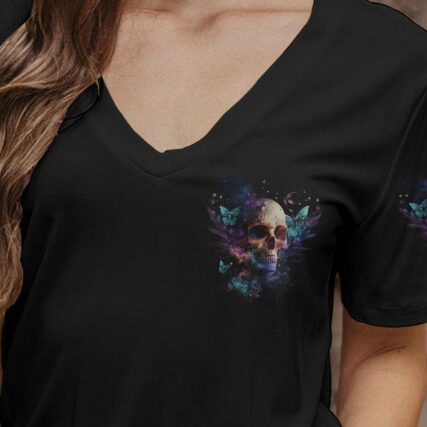 KARMA FAIRY SKULL BUTTERFLY SMOKE ALL OVER PRINT - TLNO0302233