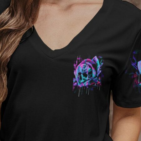 DON'T TRY TO FIGURE ME OUT ROSE SKULL ALL OVER PRINT - TLTW3001235