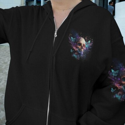 KARMA FAIRY SKULL BUTTERFLY SMOKE ALL OVER PRINT - TLNO0302233