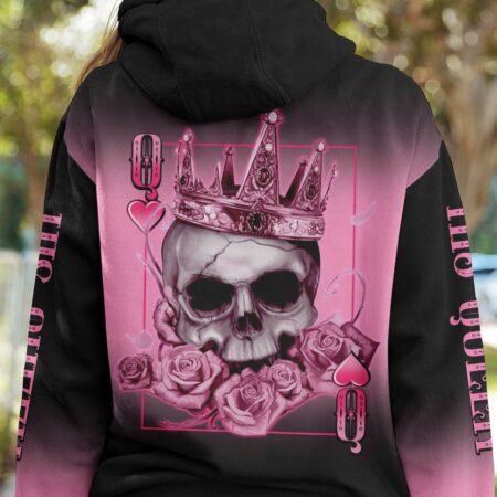 KING QUEEN COUPLE SKULL ALL OVER PRINT - TLTY2812221
