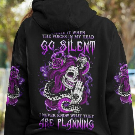 I HATE IT WHEN THE VOICES IN MY HEAD GO SILENT ALL OVER PRINT - YHHG2912222