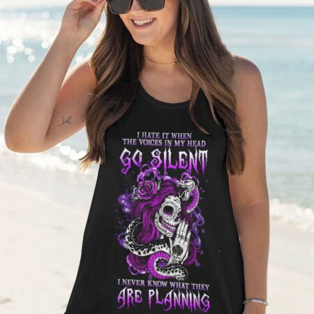 I HATE IT WHEN THE VOICES IN MY HEAD GO SILENT ALL OVER PRINT - YHHG2912222